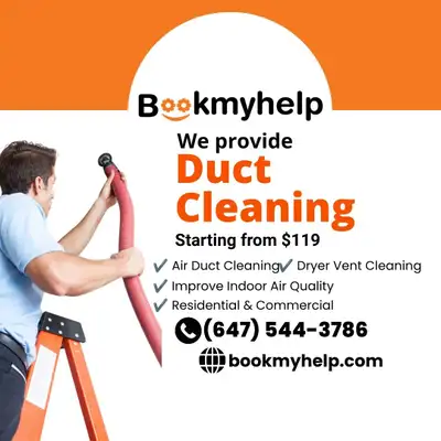 Duct Cleaning Services GTA | Starting at $119, View more