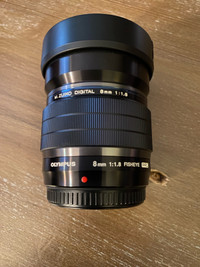 Olympus M.Zuiko Digital ED 8mm Fisheye PRO Lens - $850