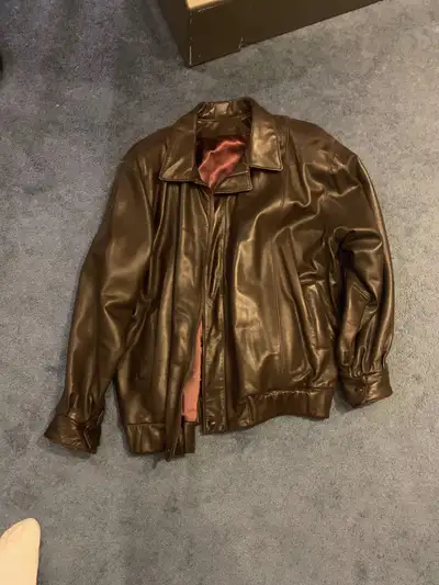 Men’s leather jacket , View more