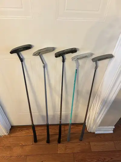Putter de golf gaucher 13$ chaque // each lefty Putter, View more