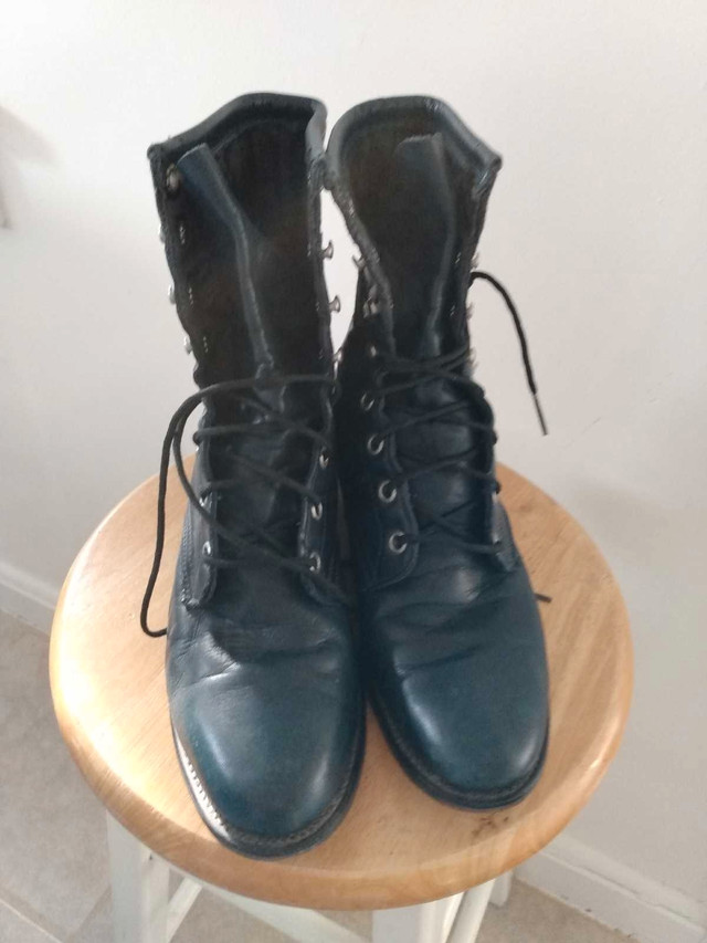 Blue Leather Women's Boots  in Women's - Shoes in Bathurst - Image 2