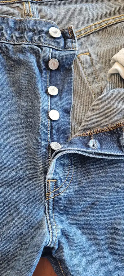 Mens button fly Levi's, View more