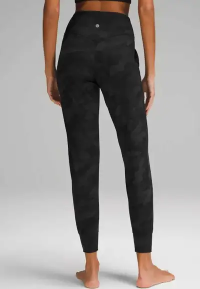 Lululemon high rise Align joggers. Size 10. Deep coal camo. Never worn.