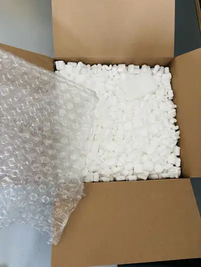 FREE Packing styrofoam Packaging Peanuts and bubble wrap, View more