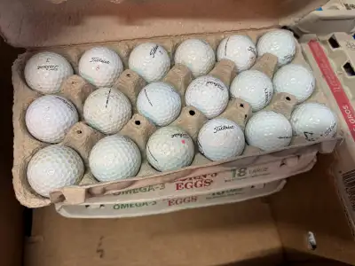 Taylormade Titleist Top Flite Srixon Callaway $10 a dozen $15 for the 18 package. No holds. Cash. Th...