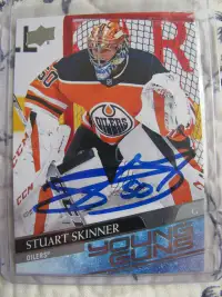 NHL Stuart Skinner Young Guns Auto