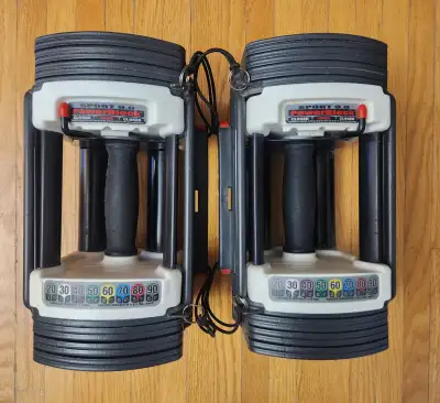 PowerBlock Adjustable Dumbbells (5-50lbs), View more