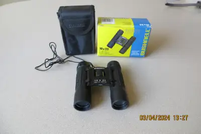 Mini Binoculars, Bushnell 10 x 25, with strap & case
