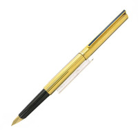 S.T. Dupont Classic Vermeil Gold Plated 925 Silver Fountain Pen