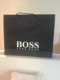 BOSS HUGE BLACK SHOPPING BAG!!!
