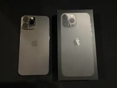 iphone 13 pro max 512gb gray perfect condition with box, View more