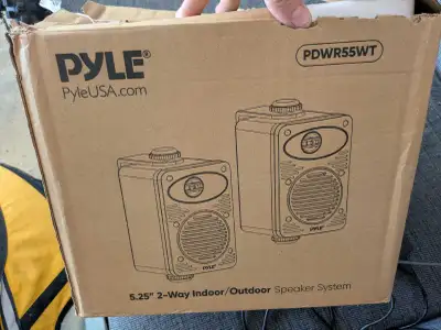 2 Pyle waterproof/outdoorSpeaker's, View more