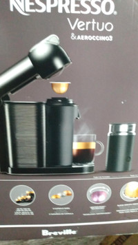 Breville Nespresso Vertuo & Aeroccino3 - NEW