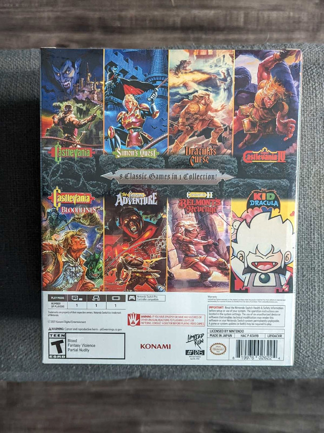 Castlevania Aniversey Collection Ultimate Edition New Sealed  in Nintendo Switch in Cambridge - Image 2