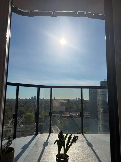 Bright and modern 1 Bedroom + Den condo on the 12th floor in the heart of Yonge & Eglinton. Or just...