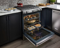 KitchenAid 30" Stainless Steel Gas Range Convection Oven