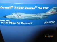 Hobby Master F-101F Voodoo Texas ANG 1/72 diecast model