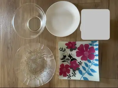 Christmas plate, bowls and large plates, View more
