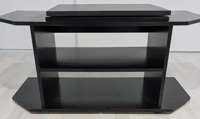 Black TV Stand/Swivel Top in TV Tables & Entertainment Units in Ottawa - Image 2