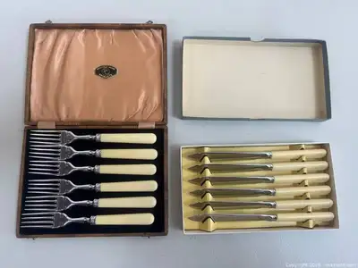 Fish knives and Forks, cutlery, Sheffield, View more