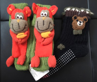 New Slipper socks, 2 pairs Adult size 9-11