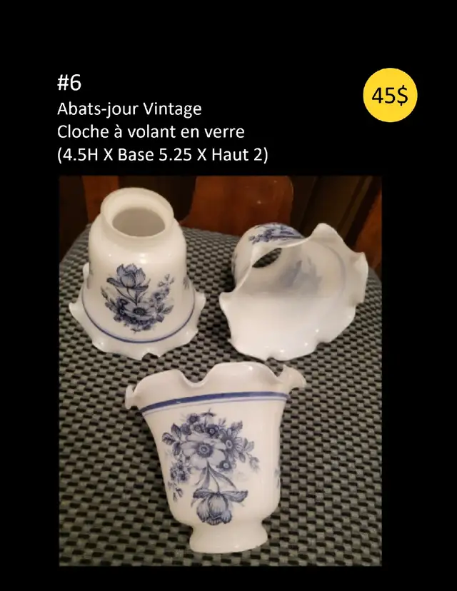Abat-jour Vintage in Indoor Lighting & Fans in City of Montréal - Image 2