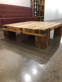 Coffee Table, Reclaimed style solid wood furniture 