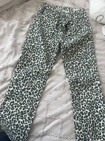 leopard zara pants, View more
