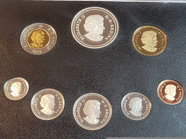 2005 CANADIAN NATIONAL FLAG 40TH ANNIVERSARY PROOF DOUBLE DOLLAR in Arts & Collectibles in City of Toronto - Image 6