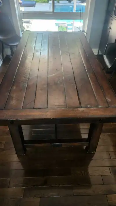 Pottery Barn Benchwright Dining Room Table, View more