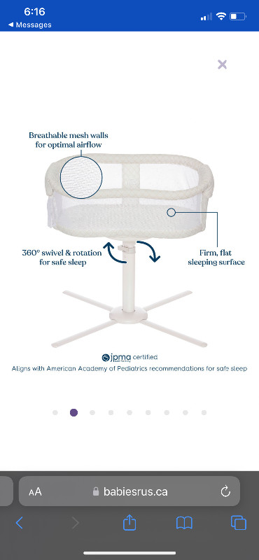 Halo Bassinet *NEW* for sale in Cribs in City of Toronto - Image 4