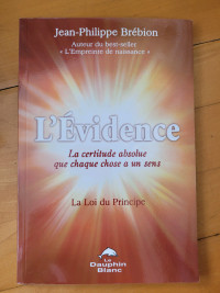 Livre L'Évidence de Jean-Philippe Brébion