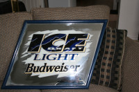 Budweiser Ice Draft beer sign