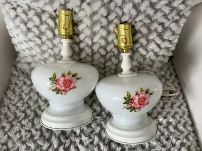 Milk glass lamps, View more