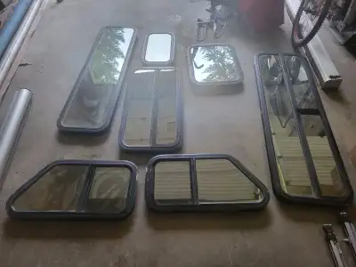 $100 per window These radius windows are tinted and include trim clamp rings for mounting . Some of...