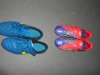 Nike Tiempo and Adidas Fiora Soccer Cleats