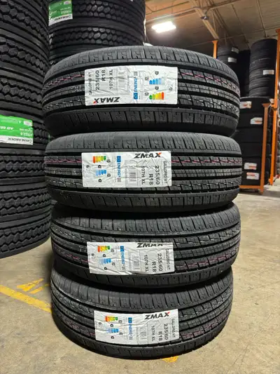 ZMAX GALLOPRO H/T 235/60R18 All Season Tires are brand new tires. 80,000 km warranty. Price is $480...