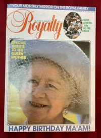 Extremely Rare Vintage Royalty Monthly Magazine