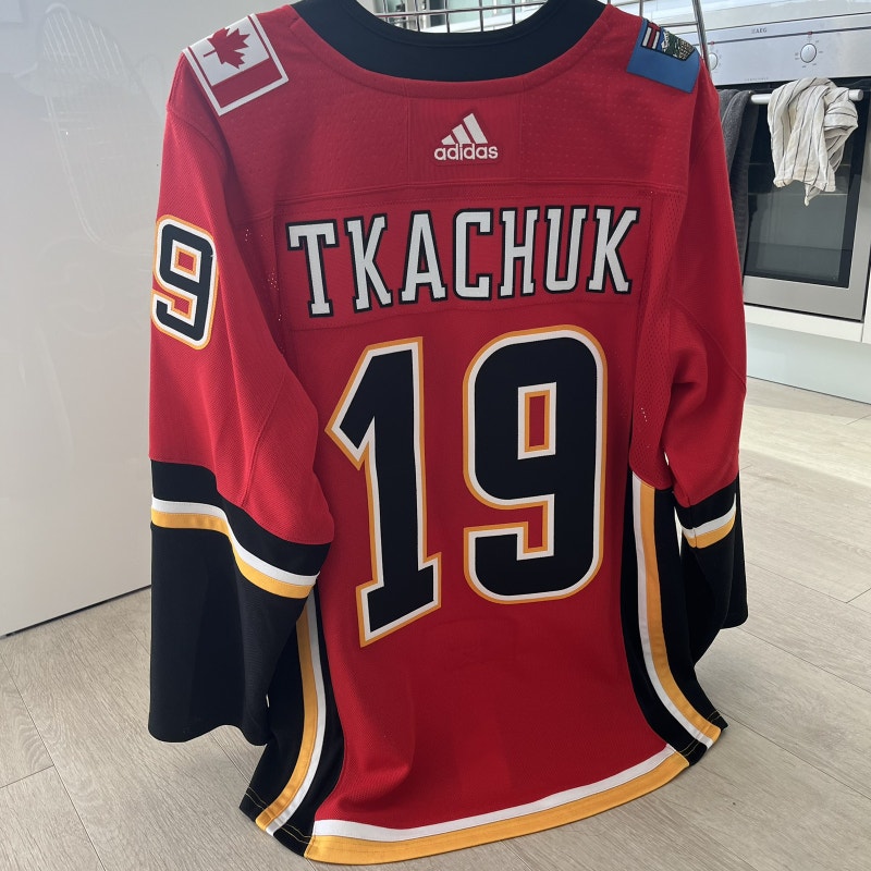 Official CALGARY FLAMES NHL Jersey 2021 Tkachuk Hockey Calgary