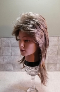 MULLET STYLE LIGHT BROWN COLOR WIG - UNISEX