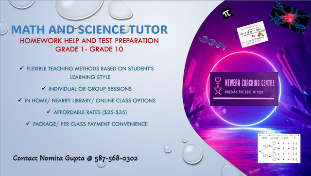Math and Science Tutor (Highly Experienced, Gr 1-10) in Tutors & Languages in Edmonton