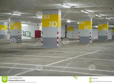Convenient parking spot available for rent in a parking lot. Clean, safe, and easily accessible. Ide...