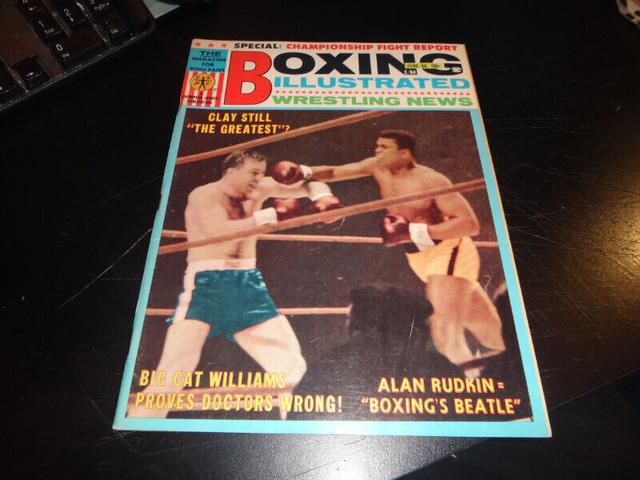 boxing illustrated & wrestling 1960 to 1966 ali wwe wwf dans Art et objets de collection  à Victoriaville - Image 2