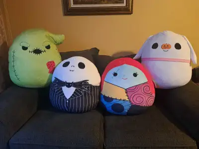 Nightmare Before Christmas Jumbo Squishmallow Set, View more