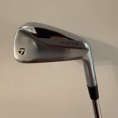 Club: TaylorMade P770 2020 4 Iron right handed Shaft: Dynamic Gold Tour Issue X100 Extra Stiff Flex...