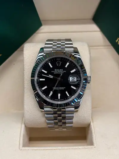 Rolex Datejust 41mm Black Dial , View more