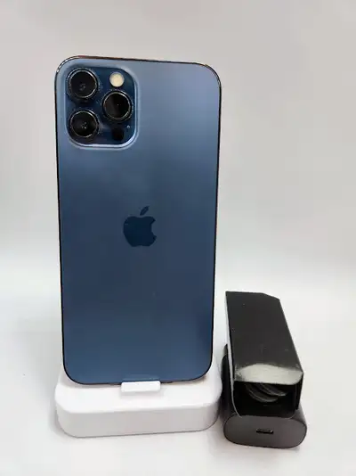 iPhone 12ProMax 128gb Blue 85% 3 Months Warranty W/Charger, View more