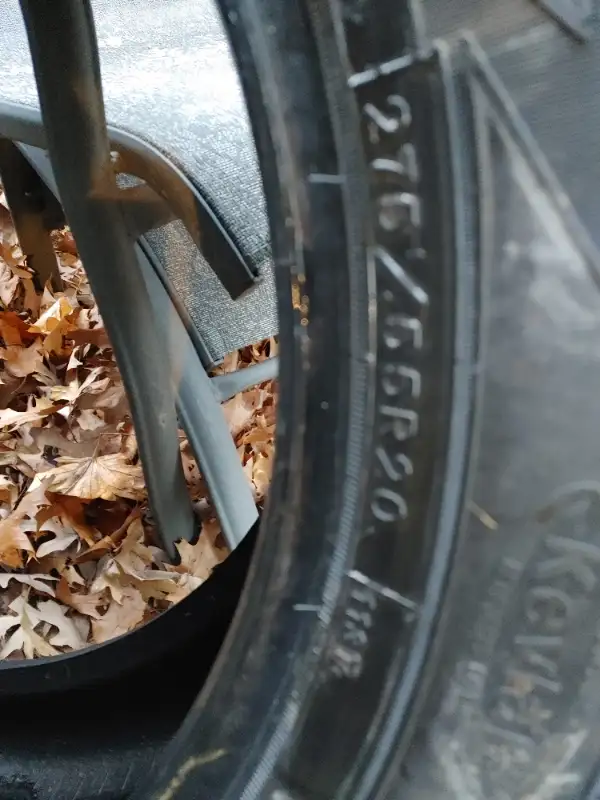 TWO "as new" GOODYEAR WRANGLER 20 INCH LUG TIRES in Tires & Rims in Sarnia - Image 9