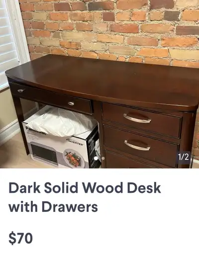 Solid Wood Desk, View more