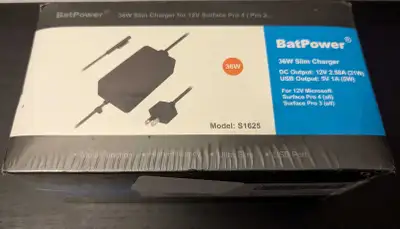  12V 2.58A Surface Charger 36W Compatible with Microsoft , View more